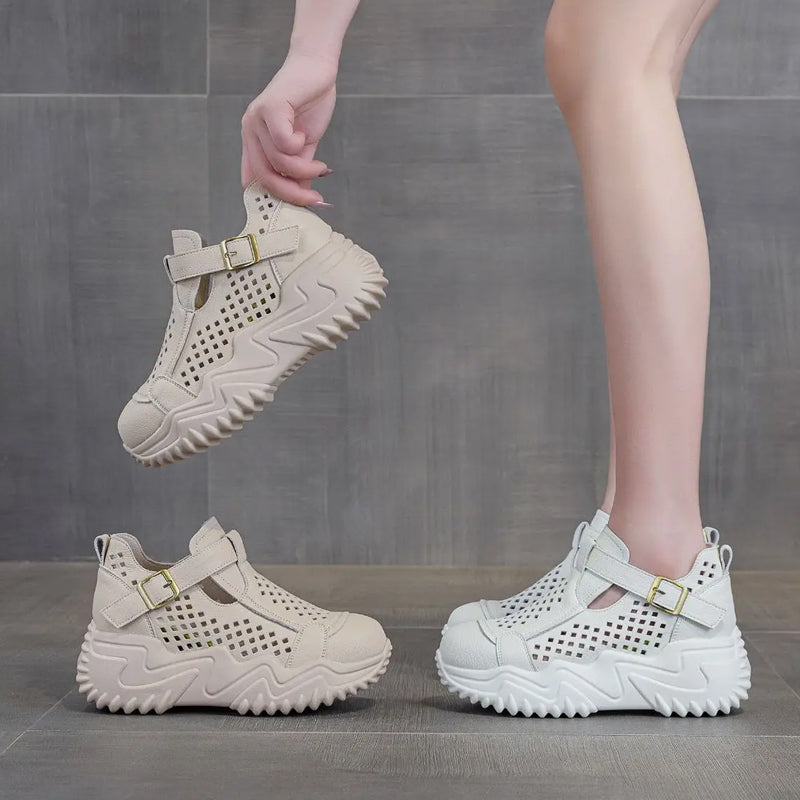 Dernier jour 50% de réduction🔥Chaussures orthopédiques confortables à semelles épaisses pour femmes