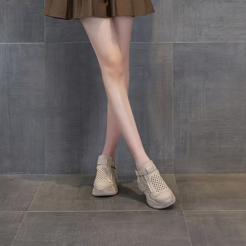 Dernier jour 50% de réduction🔥Chaussures orthopédiques confortables à semelles épaisses pour femmes