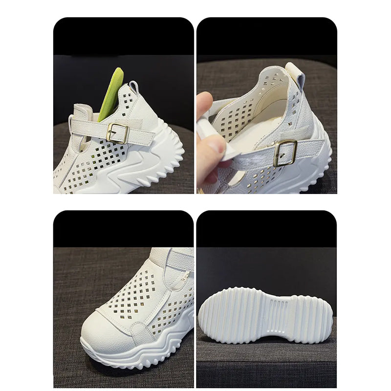 Dernier jour 50% de réduction🔥Chaussures orthopédiques confortables à semelles épaisses pour femmes